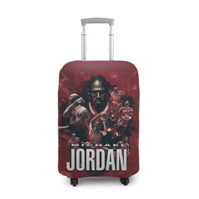 Чехол для чемодана 3D с принтом MICHAEL JORDAN в Курске, 86% полиэфир, 14% спандекс | двустороннее нанесение принта, прорези для ручек и колес | jordan | michael | michael jordan | nba | баскетбол | баскетболист | джордан | защитник | майкл | майкл джордан | нба