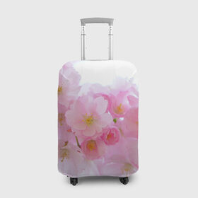 Чехол для чемодана 3D с принтом Сакура в Курске, 86% полиэфир, 14% спандекс | двустороннее нанесение принта, прорези для ручек и колес | красивые | лето | летоахлето | летовернись | летожара | летонеуходи | летоцветы | леточко | любовь | много | много цветов | насекомые | радость | сакура | цветы