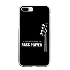 Чехол для iPhone 7Plus/8 Plus матовый с принтом BASS PLAYER (GUITAR) в Курске, Силикон | Область печати: задняя сторона чехла, без боковых панелей | guitar | nick senpai | бас | бас гитара | гитара | марченко | никита марченко