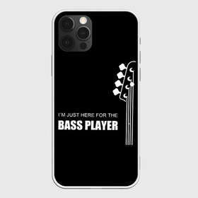 Чехол для iPhone 12 Pro Max с принтом BASS PLAYER (GUITAR) в Курске, Силикон |  | guitar | nick senpai | бас | бас гитара | гитара | марченко | никита марченко