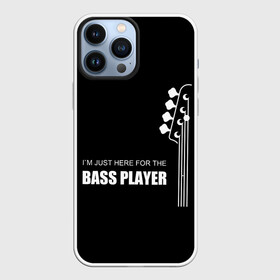 Чехол для iPhone 13 Pro Max с принтом BASS PLAYER (GUITAR) в Курске,  |  | guitar | nick senpai | бас | бас гитара | гитара | марченко | никита марченко