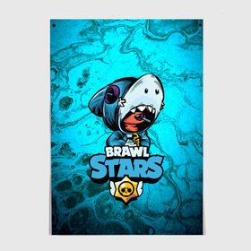 Постер с принтом BRAWL STARS LEON SHARK в Курске, 100% бумага
 | бумага, плотность 150 мг. Матовая, но за счет высокого коэффициента гладкости имеет небольшой блеск и дает на свету блики, но в отличии от глянцевой бумаги не покрыта лаком | brawl | brawl stars | brawlstars | crow | fire | flame | game | leon | loen | phoenix | shark | star | stars | акула | бравл | браво | вода | звезда | звезды | игра | леон | огонь | пламя | стар | старс | феникс