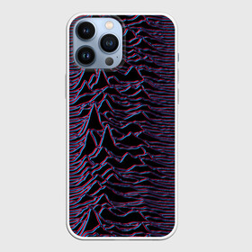 Чехол для iPhone 13 Pro Max с принтом Joy Division Glitch в Курске,  |  | Тематика изображения на принте: glitch | ian curtis | joy division | rock | unknown pleasures | глюк | иэн кёртис | рок