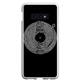 Чехол для Samsung S10E с принтом JOY DIVISION в Курске, Силикон | Область печати: задняя сторона чехла, без боковых панелей | Тематика изображения на принте: ian curtis | joy division | rock | unknown pleasures | иэн кёртис | рок