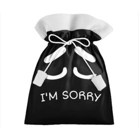 Подарочный 3D мешок с принтом Sorry not sorry в Курске, 100% полиэстер | Размер: 29*39 см | 