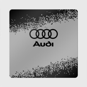 Магнит виниловый Квадрат с принтом AUDI / АУДИ в Курске, полимерный материал с магнитным слоем | размер 9*9 см, закругленные углы | audi | auto | felb | logo | moto | quattro | sport | symbol | авто | автомобильные | ауди | кватро | кольца | лого | логотип | логотипы | марка | мото | символ | спорт | фгвш | шильдик