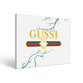 Холст прямоугольный с принтом GUSSI / ГУСИ в Курске, 100% ПВХ |  | anti | antibrand | brand | fashion | gucci | gusi | gussi | logo | meme | memes | анти | антибренд | бренд | гуси | гуччи | забавные | лого | логотип | мем | мемы | мода | прикол | приколы | прикольные | символ