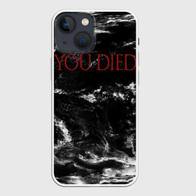 Чехол для iPhone 13 mini с принтом YOU DIED в Курске,  |  | dark souls | dark souls iii | дарк солс | дарк соулс | темные души | черные души