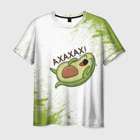 Мужская футболка 3D с принтом Авокадо в Курске, 100% полиэфир | прямой крой, круглый вырез горловины, длина до линии бедер | Тематика изображения на принте: авокадо | веган | еда блогеров | мемы | минимализм | прикольные картинки | прикольные надписи | растение | смешное авокадо | фрукт