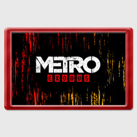 Магнит 45*70 с принтом METRO EXODUS / МЕТРО ИСХОД в Курске, Пластик | Размер: 78*52 мм; Размер печати: 70*45 | exodus | game | games | logo | metro | sam | sparta | spartan | игра | игры | исход | лого | логотип | логотипы | метро | символ | символы | спарта | спартанец | сэм | эксодус