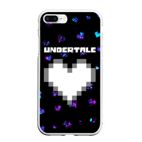 Чехол для iPhone 7Plus/8 Plus матовый с принтом UNDERTALE АНДЕРТЕЙЛ в Курске, Силикон | Область печати: задняя сторона чехла, без боковых панелей | annoying | asriel | chara | dog | frisk | game | games | logo | papyrus | sans | tale | under | undertale | азриэль | андер | андертейл | игра | игры | лого | логотип | надоедливая | папирус | санс | сердечко | сердце | символ | символы | собака 