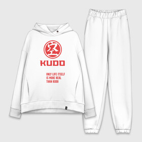 Женский костюм хлопок Oversize с принтом Кудо   hardcore training в Курске,  |  | judo | karate | kudo | адзума такаси | боевые искусства | борьба | бусидо | дзюдо | единоборства | карате | кудо | самбо | япония
