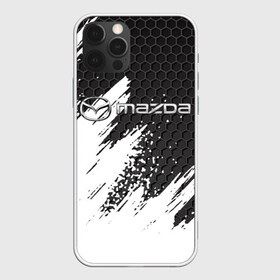 Чехол для iPhone 12 Pro Max с принтом MAZDA в Курске, Силикон |  | Тематика изображения на принте: mazda | авто | автомобиль | логотип | мазда | марка | машина | надпись | текстура