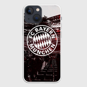 Чехол для iPhone 13 mini с принтом FC BAYERN MUNCHEN в Курске,  |  | bayer | bayern | munchen | бавария | баер | баерн | байер | байерн | клуб | мюллер | мюнхен | нойер | фк байер | футбольный