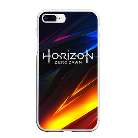 Чехол для iPhone 7Plus/8 Plus матовый с принтом Horizon Zero Dawn STRIPES в Курске, Силикон | Область печати: задняя сторона чехла, без боковых панелей | aloy | antasy girl | art | artwork | digital art | fantasy | horizon | horizon: zero dawn | landscape | tallneck | warrior fantasy | weapon | zero dawn