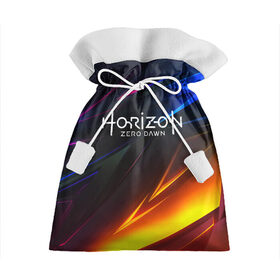 Подарочный 3D мешок с принтом Horizon Zero Dawn STRIPES в Курске, 100% полиэстер | Размер: 29*39 см | aloy | antasy girl | art | artwork | digital art | fantasy | horizon | horizon: zero dawn | landscape | tallneck | warrior fantasy | weapon | zero dawn