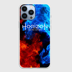 Чехол для iPhone 13 Pro Max с принтом Horizon Zero Dawn FIRE в Курске,  |  | Тематика изображения на принте: aloy | antasy girl | art | artwork | digital art | fantasy | horizon | horizon: zero dawn | landscape | tallneck | warrior fantasy | weapon | zero dawn