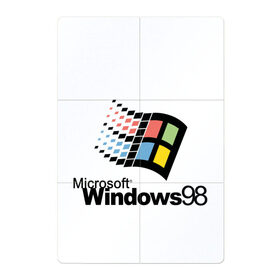 Магнитный плакат 2Х3 с принтом Windows 98 в Курске, Полимерный материал с магнитным слоем | 6 деталей размером 9*9 см | microsoft | windows | windows98 | виндовс | майкрософт