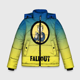 Зимняя куртка для мальчиков 3D с принтом Fallout Фоллаут в Курске, ткань верха — 100% полиэстер; подклад — 100% полиэстер, утеплитель — 100% полиэстер | длина ниже бедра, удлиненная спинка, воротник стойка и отстегивающийся капюшон. Есть боковые карманы с листочкой на кнопках, утяжки по низу изделия и внутренний карман на молнии. 

Предусмотрены светоотражающий принт на спинке, радужный светоотражающий элемент на пуллере молнии и на резинке для утяжки | boy | fallout | new vegas | nuka cola | апокалипсис | бандиты | вегас | война | градиент | девочкам | детям | игра | логотипы игр | мальчикам | оружие | парни | пистолеты | подростковые | постапокалипсис | убежище