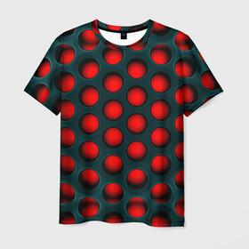 Мужская футболка 3D с принтом Кошмар Трипофоба в Курске, 100% полиэфир | прямой крой, круглый вырез горловины, длина до линии бедер | абстракция | геометрия | карбон | кластерные отверстия | кластеры | отверстия | соты | текстура | трипофоб | трипофобия