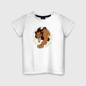 Детская футболка хлопок с принтом Шрам в Курске, 100% хлопок | круглый вырез горловины, полуприлегающий силуэт, длина до линии бедер | scar | the lion king | vdkimel | король лев | шрам