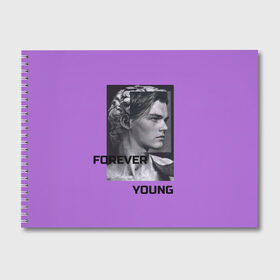 Альбом для рисования с принтом Леонардо Ди Каприо в Курске, 100% бумага
 | матовая бумага, плотность 200 мг. | Тематика изображения на принте: forever young | леонардо ди каприо | лицо | эстетика