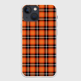 Чехол для iPhone 13 mini с принтом Шотландская клетка в Курске,  |  | england | scotland | англия | великобритания | волынка | девиз | джентельмены | килт | клан | клетка | королевство | оранжевая | оранжевый | шотландия | шотландка | шотландская клетка