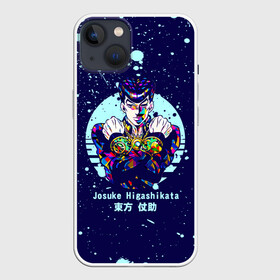 Чехол для iPhone 13 с принтом JoJo Bizarre Adventure в Курске,  |  | anime | jojo | jojo’s bizarre adventure | аниме | анимэ | биззаре адвенчер | джо | джо джо | джоджо | джонатан джостар | дзёсукэ хигасиката | дзётаро кудзё | жожо | игги | кира | лого | манга | невероятные приключения