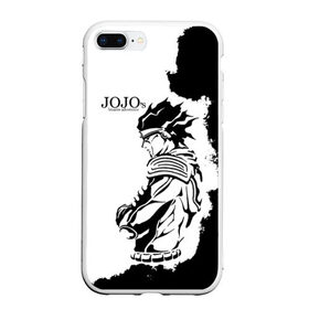 Чехол для iPhone 7Plus/8 Plus матовый с принтом JoJo Bizarre Adventure в Курске, Силикон | Область печати: задняя сторона чехла, без боковых панелей | anime | jojo | jojo’s bizarre adventure | аниме | анимэ | биззаре адвенчер | джо | джо джо | джоджо | джонатан джостар | дзёсукэ хигасиката | дзётаро кудзё | жожо | игги | кира | лого | манга | невероятные приключения