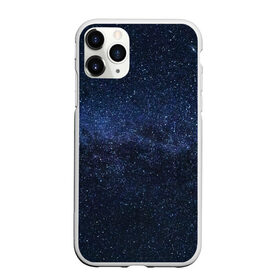 Чехол для iPhone 11 Pro Max матовый с принтом звездное небо в Курске, Силикон |  | neon | space | stars | звезды | млечный путь