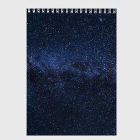 Скетчбук с принтом звездное небо в Курске, 100% бумага
 | 48 листов, плотность листов — 100 г/м2, плотность картонной обложки — 250 г/м2. Листы скреплены сверху удобной пружинной спиралью | neon | space | stars | звезды | млечный путь