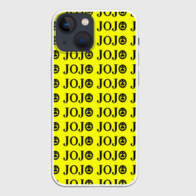 Чехол для iPhone 13 mini с принтом JoJo Bizarre Adventure в Курске,  |  | anime | jojo | jojo’s bizarre adventure | аниме | анимэ | биззаре адвенчер | джо | джо джо | джоджо | джонатан джостар | дзёсукэ хигасиката | дзётаро кудзё | жожо | игги | кира | лого | манга | невероятные приключения