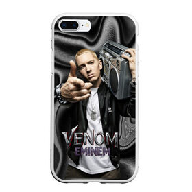 Чехол для iPhone 7Plus/8 Plus матовый с принтом Eminem-Venom в Курске, Силикон | Область печати: задняя сторона чехла, без боковых панелей | eminem | rap | venom eminem | рэп | хип хоп | эминем