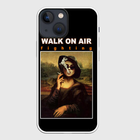 Чехол для iPhone 13 mini с принтом walk on air в Курске,  |  | air | fighting | on | walk | картина | мона лиза