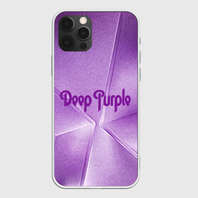 Чехол для iPhone 12 Pro с принтом Deep Purple в Курске, силикон | область печати: задняя сторона чехла, без боковых панелей | deep | logo | purple | rock | whoosh | группа | знаменитости | лого | надпись | рок | текст