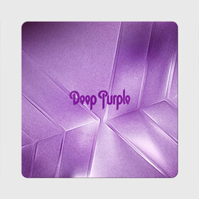 Магнит виниловый Квадрат с принтом Deep Purple в Курске, полимерный материал с магнитным слоем | размер 9*9 см, закругленные углы | Тематика изображения на принте: deep | logo | purple | rock | whoosh | группа | знаменитости | лого | надпись | рок | текст