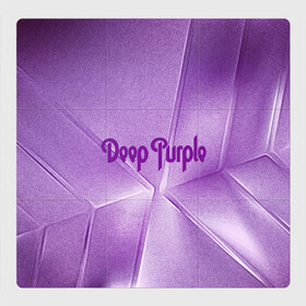 Магнитный плакат 3Х3 с принтом Deep Purple в Курске, Полимерный материал с магнитным слоем | 9 деталей размером 9*9 см | Тематика изображения на принте: deep | logo | purple | rock | whoosh | группа | знаменитости | лого | надпись | рок | текст