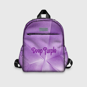 Детский рюкзак 3D с принтом Deep Purple в Курске, 100% полиэстер | лямки с регулируемой длиной, сверху петелька, чтобы рюкзак можно было повесить на вешалку. Основное отделение закрывается на молнию, как и внешний карман. Внутри дополнительный карман. По бокам два дополнительных кармашка | Тематика изображения на принте: deep | logo | purple | rock | whoosh | группа | знаменитости | лого | надпись | рок | текст