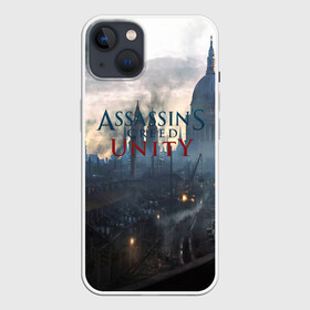 Чехол для iPhone 13 с принтом Assassin’s Creed Unity в Курске,  |  | black flag | brotherhood | chronicles | creed | game | origins | revelations | rogue | syndicate | unity | valhalla | альтаир | ассасин | игры | кинжал | пираты