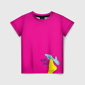 Детская футболка 3D с принтом Золушка в Курске, 100% гипоаллергенный полиэфир | прямой крой, круглый вырез горловины, длина до линии бедер, чуть спущенное плечо, ткань немного тянется | disney | princess | дисней | золушка | туфелька