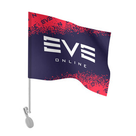 Флаг для автомобиля с принтом EVE ONLINE / ИВ ОНЛАЙН в Курске, 100% полиэстер | Размер: 30*21 см | echo | echoes | eve | game | games | logo | online | space | ев онлайн | ев эхо | еве | ив онлайн | ив эхо | игра | игры | космос | лого | логотип | логотипы | онлайн | символ | символы | эхо | эхос