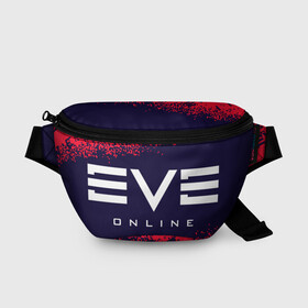 Поясная сумка 3D с принтом EVE ONLINE / ИВ ОНЛАЙН в Курске, 100% полиэстер | плотная ткань, ремень с регулируемой длиной, внутри несколько карманов для мелочей, основное отделение и карман с обратной стороны сумки застегиваются на молнию | echo | echoes | eve | game | games | logo | online | space | ев онлайн | ев эхо | еве | ив онлайн | ив эхо | игра | игры | космос | лого | логотип | логотипы | онлайн | символ | символы | эхо | эхос