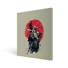 Холст квадратный с принтом Samurai man в Курске, 100% ПВХ |  | Тематика изображения на принте: бамбук | катана | сакура | самурай | япония
