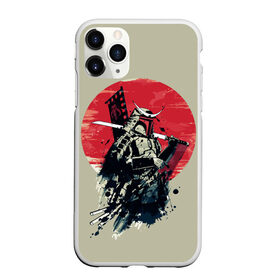 Чехол для iPhone 11 Pro матовый с принтом Samurai man в Курске, Силикон |  | бамбук | катана | сакура | самурай | япония
