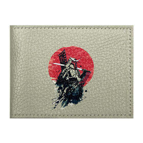 Обложка для студенческого билета с принтом Samurai man в Курске, натуральная кожа | Размер: 11*8 см; Печать на всей внешней стороне | Тематика изображения на принте: бамбук | катана | сакура | самурай | япония