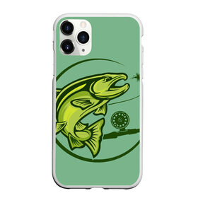 Чехол для iPhone 11 Pro Max матовый с принтом Large fish в Курске, Силикон |  | океан | рыбалка | рыбы | спининг
