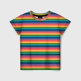 Детская футболка 3D с принтом Радужный флаг в Курске, 100% гипоаллергенный полиэфир | прямой крой, круглый вырез горловины, длина до линии бедер, чуть спущенное плечо, ткань немного тянется | Тематика изображения на принте: pride | rainbow | tiktok | мем | оля тыква | подсяду | прайд | привет | привет я подсяду | радуга | радужный флаг | тик ток | тикток | феминизм | феминитивы | я подсяду