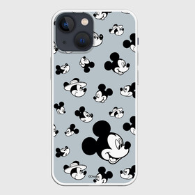 Чехол для iPhone 13 mini с принтом Так много Микки в Курске,  |  | disney | mickey mouse | дисней | мики маус | микки маус | мышонок | уолт дисней