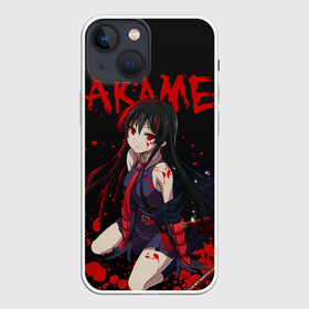 Чехол для iPhone 13 mini с принтом Убийца Акаме на черно красно фоне в Курске,  |  | akame | akame ga kill | anime | ga | japan | kill | акаме | акамэ | анимация | аниме | мультсериал | мультфильм | сериал | япония