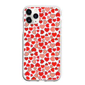 Чехол для iPhone 11 Pro матовый с принтом Сердечки паттерн в Курске, Силикон |  | cute | love is | valentines day | you | алые | валентина | влюбленные | девушке | день рождения | дружба | жена | лучшая | любимая | люблю | любовь | мама | марта | милые | нежные | подарок | свадьба | серде | сердца